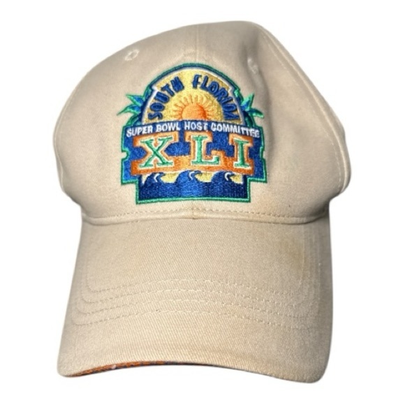 Superbowl Other - Vintage 2007 Super Bowl XLI Host Committee Hat Miami Dolphins